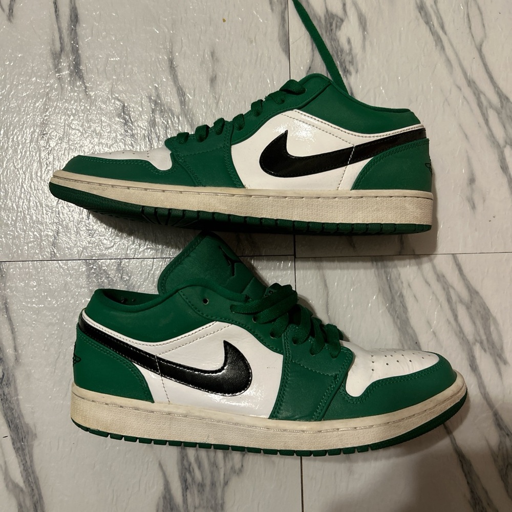 Jordan 1 low pine green size 10